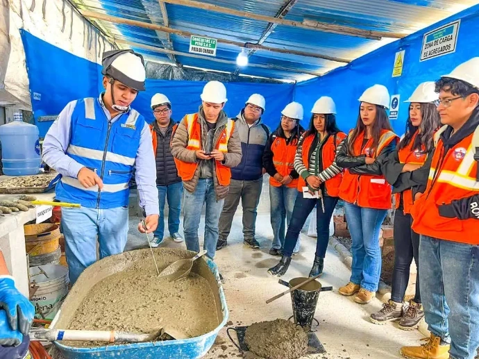Asesoría técnica en diseño de mezclas de concreto
