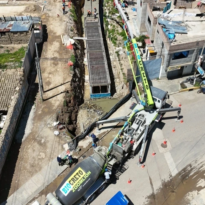 Obra civil ejecutada con concreto premezclado Biocreto