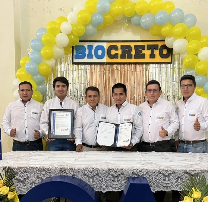 Equipo y operaciones de Biocreto